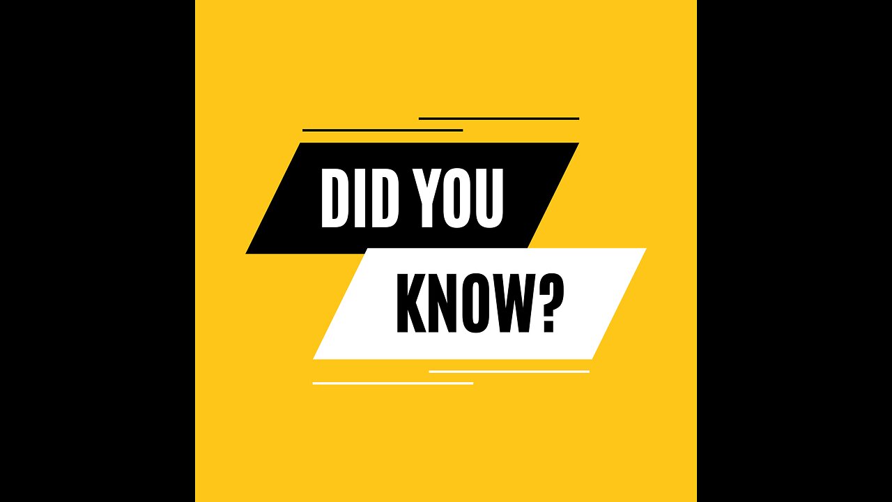 Did you know in that United