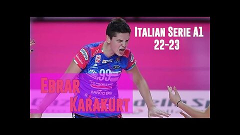 [Italian Serie A1 2022/23] [1st Round] [Novara vs Macerata] [Ebrar Karakurt]