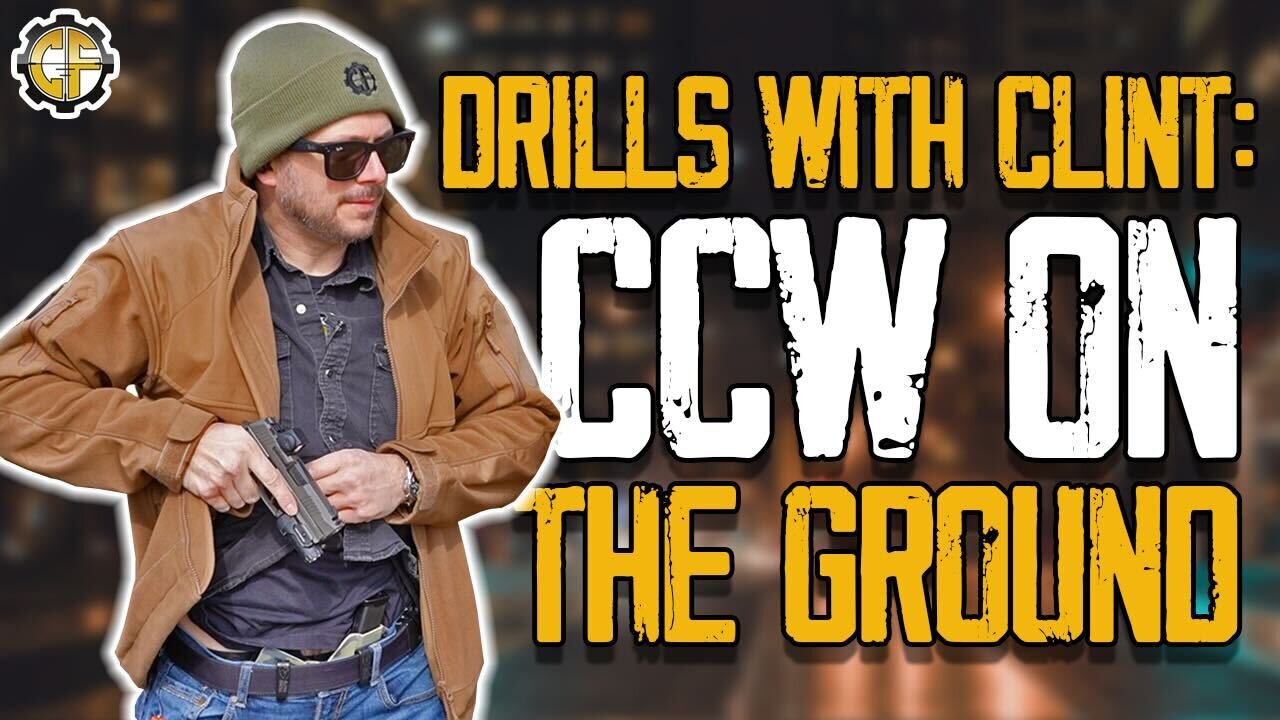 Concealed Carry Pistol On the Ground Drill