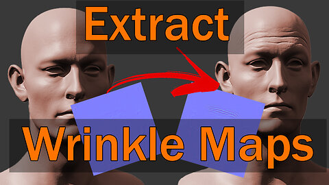 How To Extract Wrinkle Maps from Metahumans