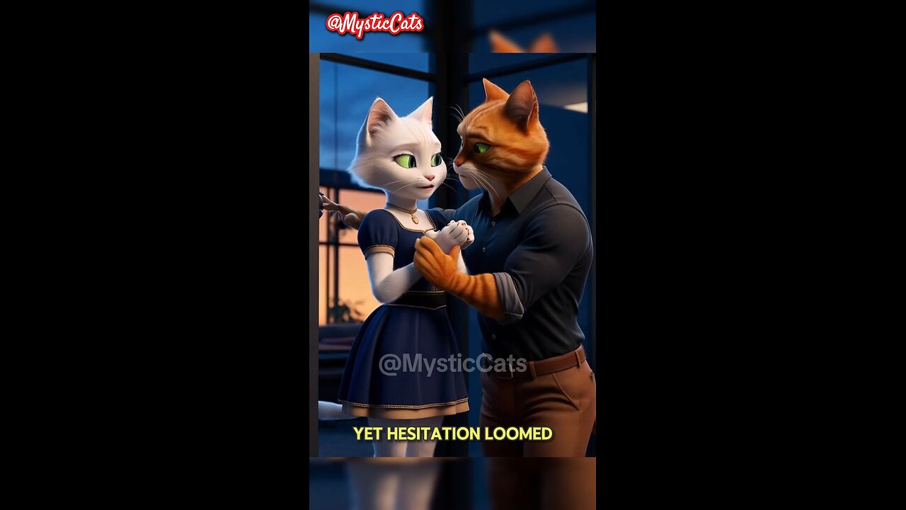 A Cat's Forbidden Love in the Shadows of Guilt #aicat #ai #cat #catlover #catshorts #animation