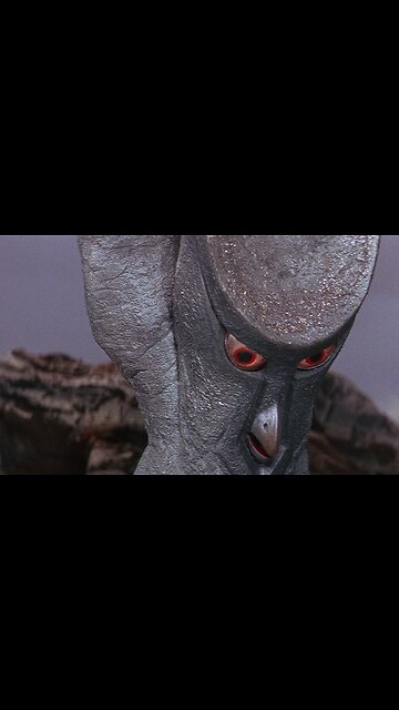 FLYING PLASMA CREATURE FLYING OVER THE OCEAN