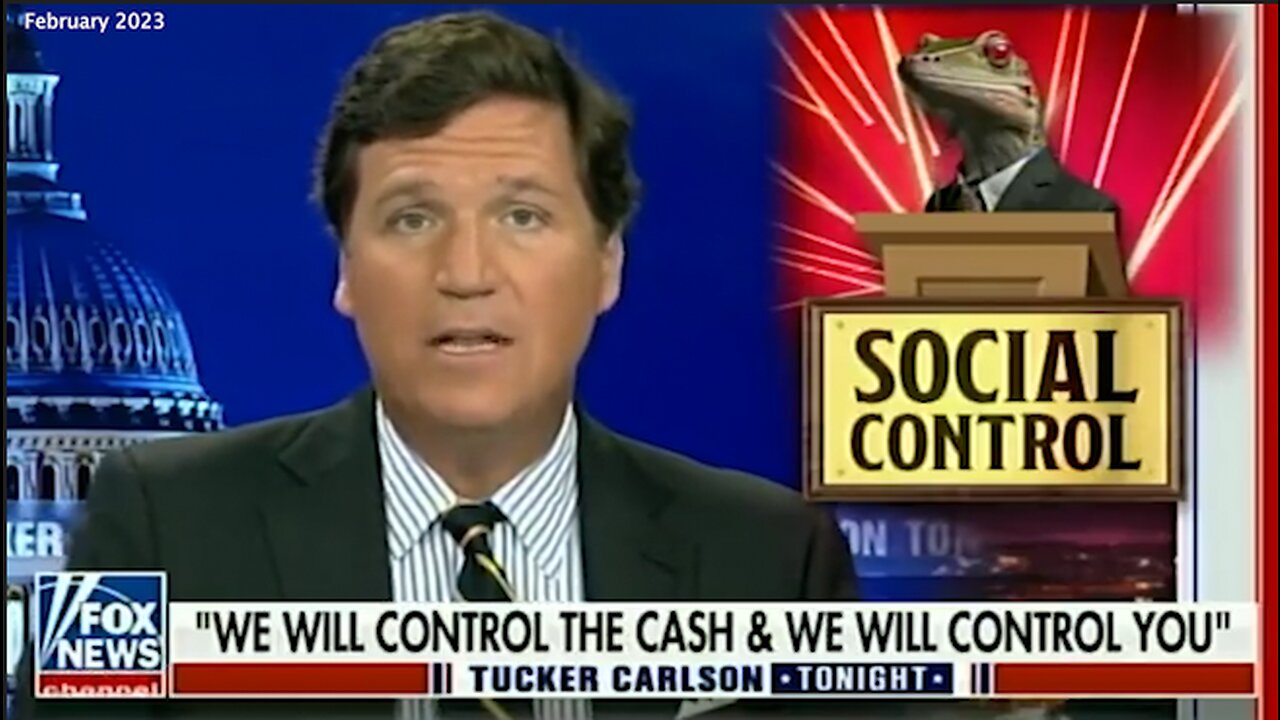 CBDC | "Central Bank Digital Currency, You Have No Power Whatsoever. If They Don't Like What You're Doing They Shut You Down & You're Impoverished. We May Live to See That Day That It Does Happen." - Tucker Carlson