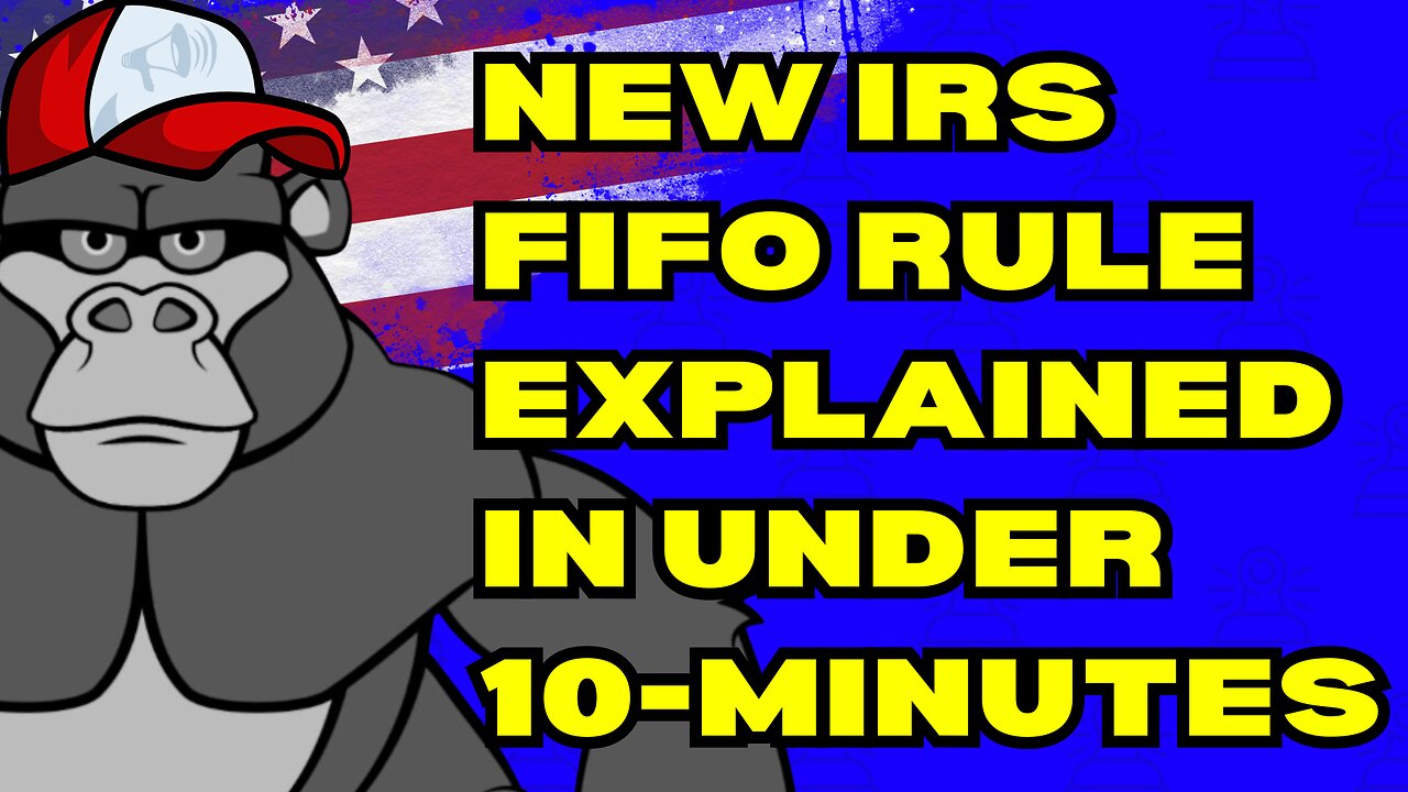 🚨 New IRS Rules Alert FIFO Method Explained for Crypto Taxes Step by Step Guide!