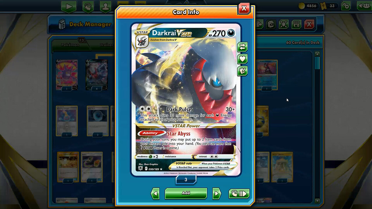 Pokemon TCG Online Darkrai VSTAR Galarian Moltres V Deck!!