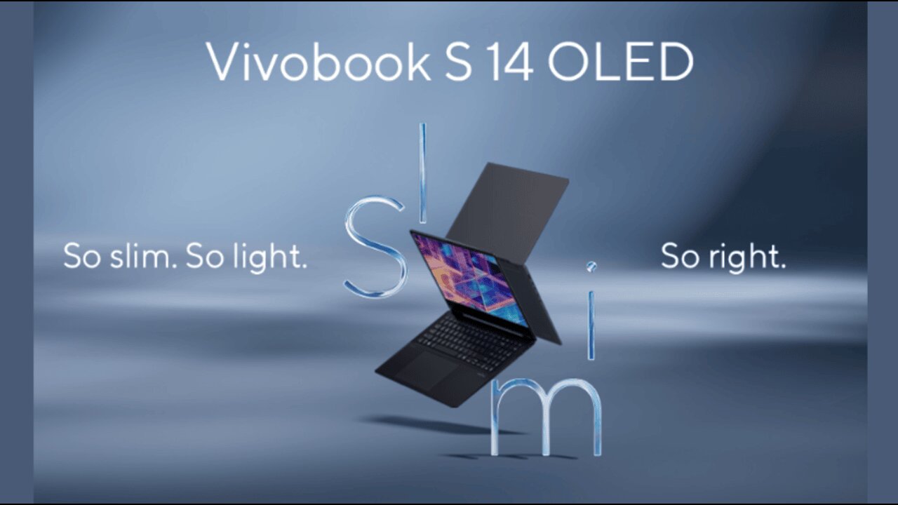 ASUS Vivobook S 14 OLED Laptop, Intel Core Ultra 9 185H