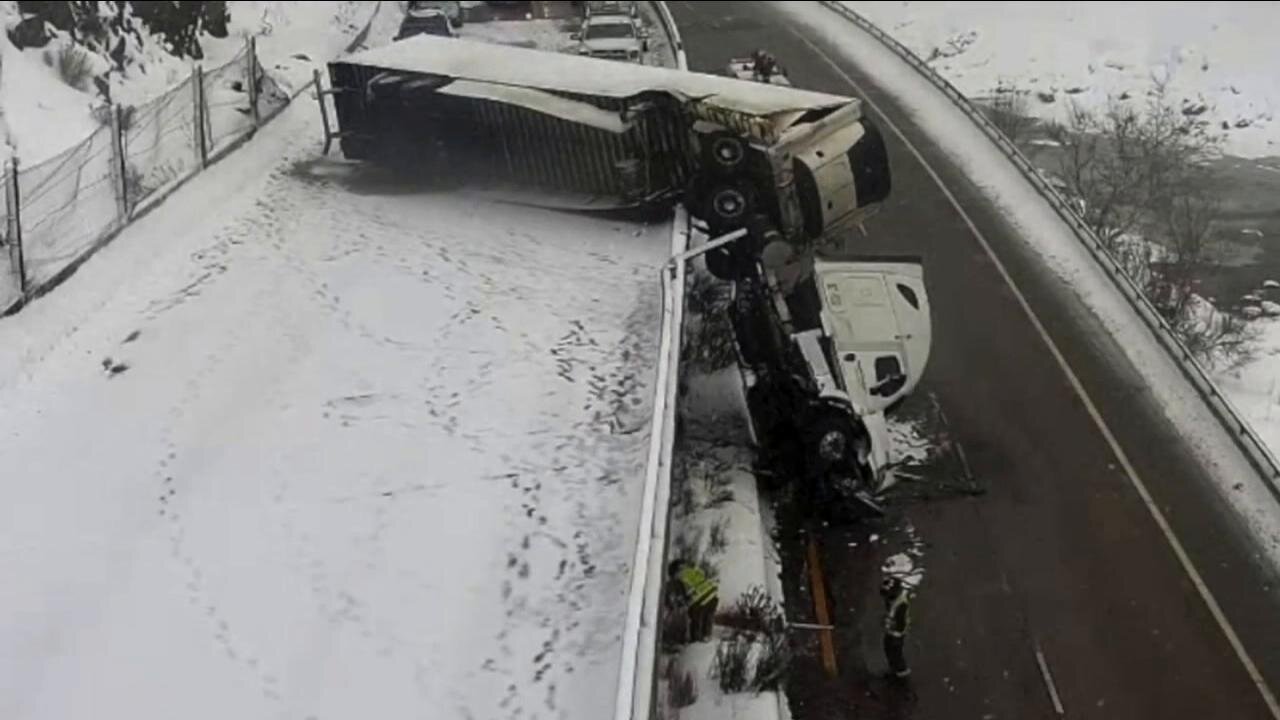 I-70 closed at Glenwood Canyon in both directions between Dotsero and Glenwood Springs due to semi-truck crash