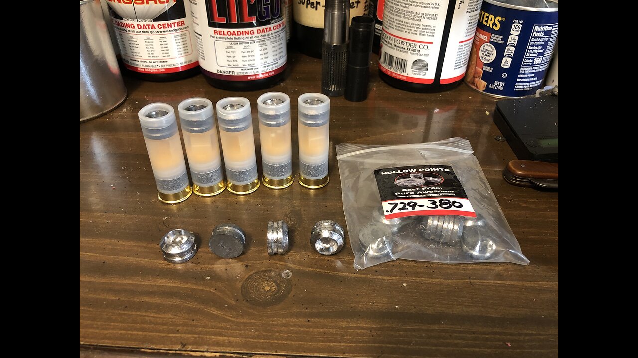 Loading 7/8 Ounce Mr. Hollow Point 12 Gauge Slugs!