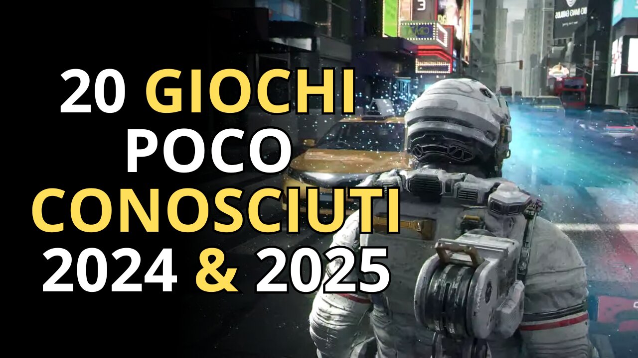 TOP 20 Videogiochi POCO CONOSCIUTI 2024 & 2025