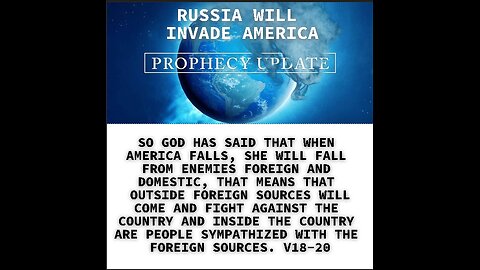 SO GOD HAS SAID THAT WHEN AMERICA FALLS, SHE WILL FALL FROM ENEMIES FOREIGN AND DOMESTIC, THAT MEANS