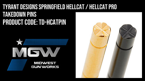 Tyrant Designs Springfield Hellcat / Hellcat Pro Takedown Pins - TD-HCATPIN