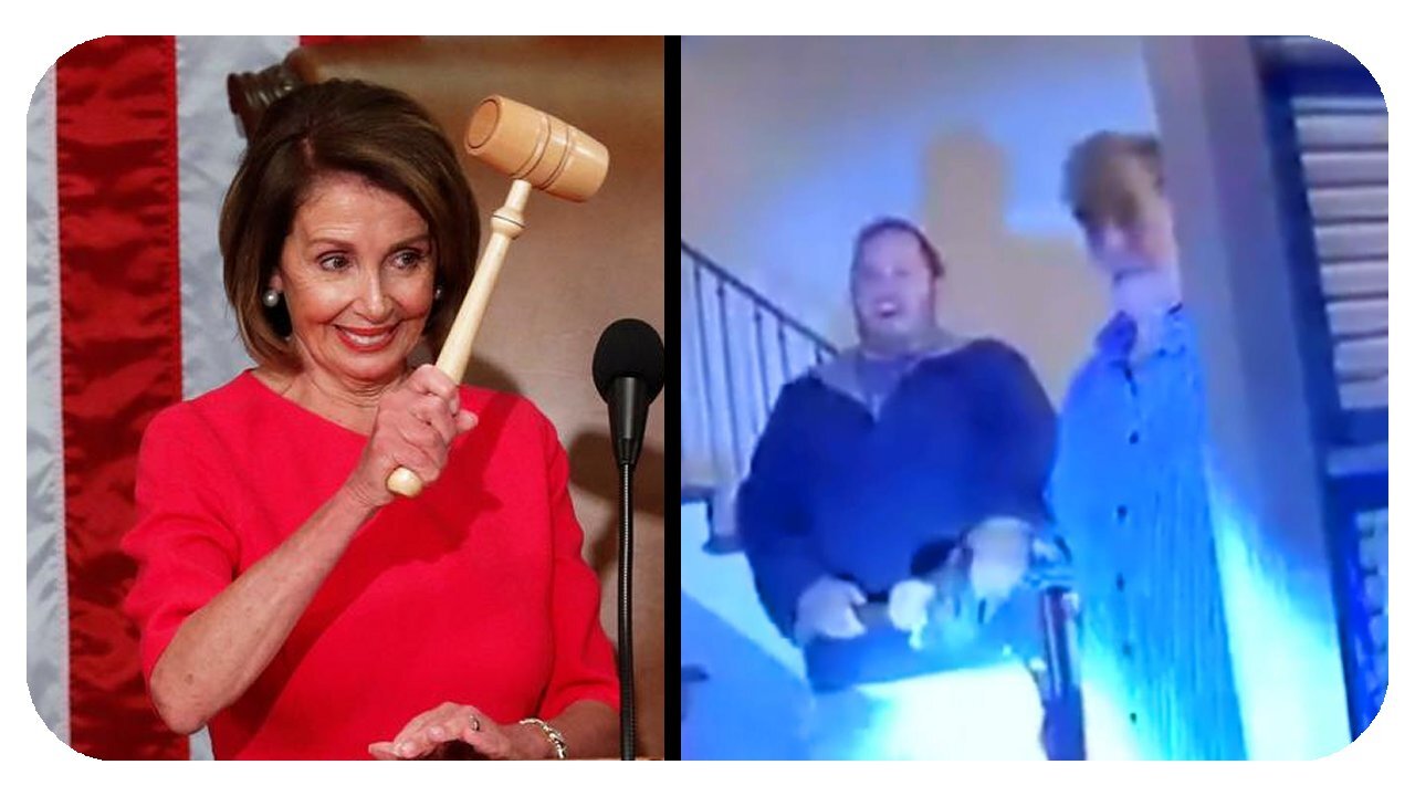 Bodycam of Pelosi attack (full) with 911 call and home security video - January 27, 2023