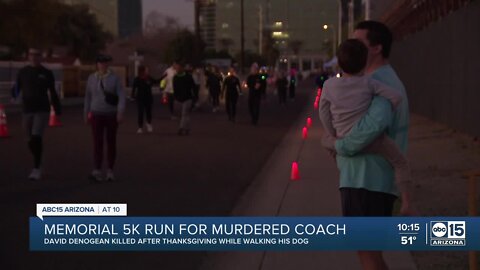 School holds race honoring local track coach killed in November