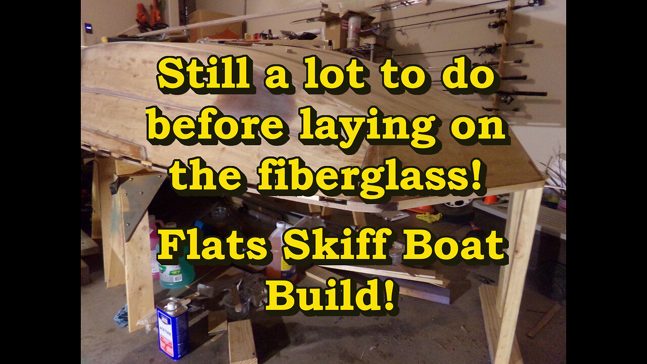 One Step Closer to Fiberglass, Flats Skiff Boat Build - Nov 2021