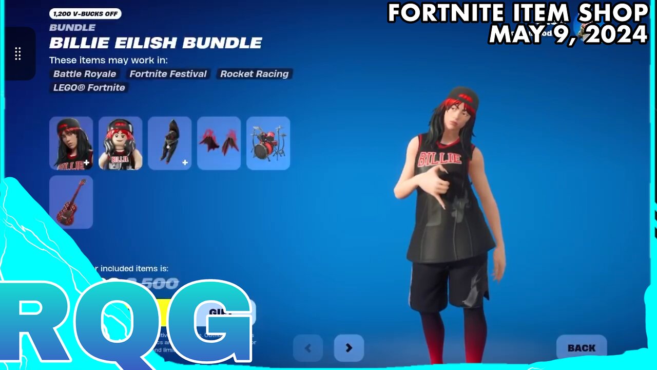 “NEW” RED ROOTS BILLIE IS HERE! FORTNITE ITEM SHOP (May 9, 2024)