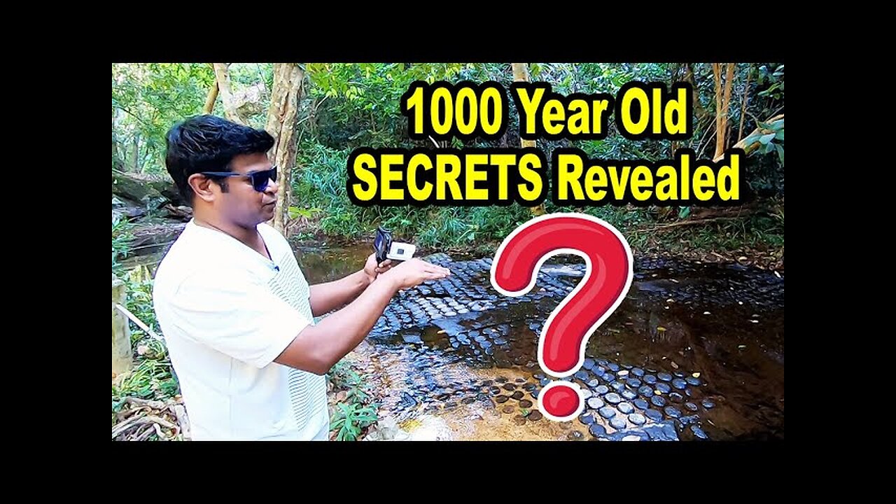 Crystal Skull Bridge & Strange Lingams in River - Kbal Spean, Cambodia | Hindu Temple