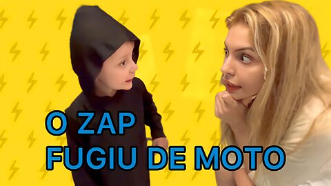 O ZAP FUGIU DE MOTO