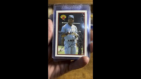 Bo Jackson Birthday Baseball Card Review