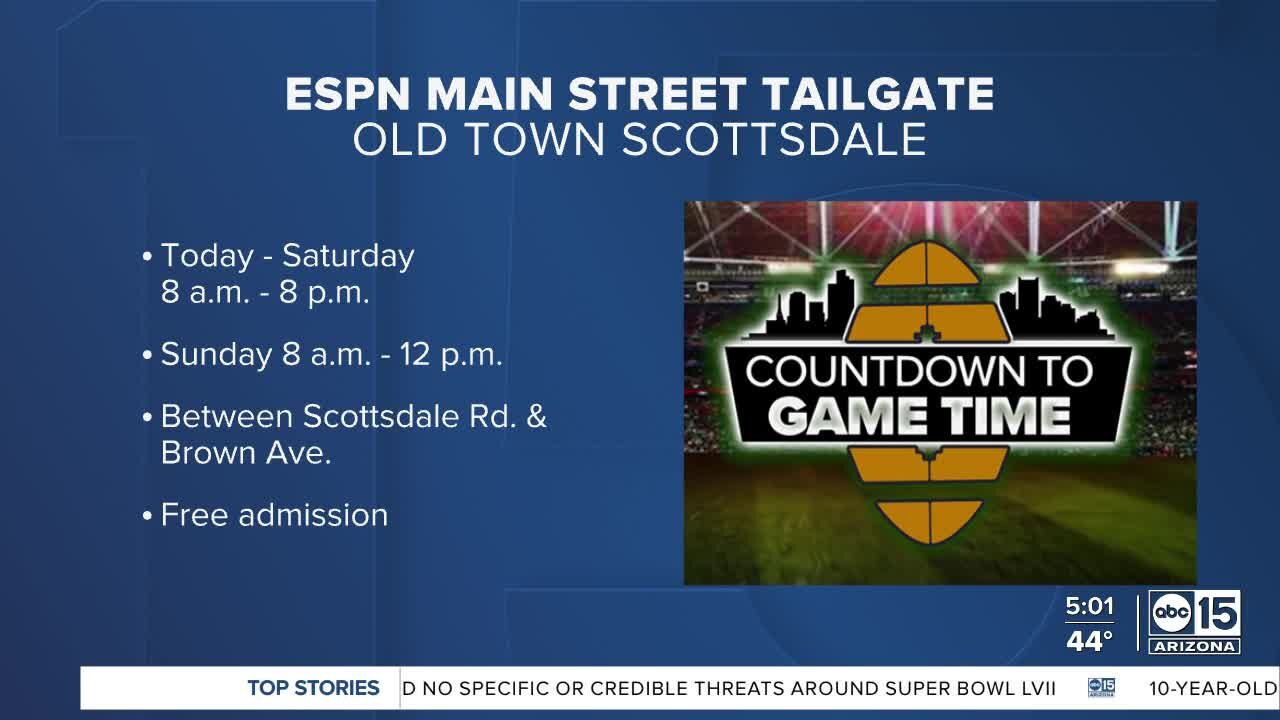 ESPN Main Street Tailgate begins Wednesday