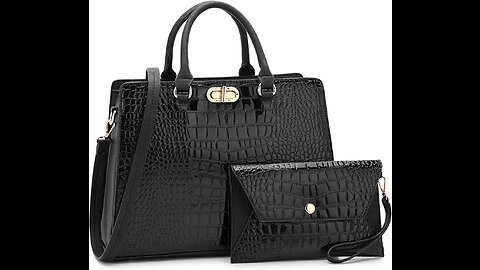 Dasein Women Handbags Fashion Satchel Purses Top Handle Tote Work Bags Shoulder Bags with Match...