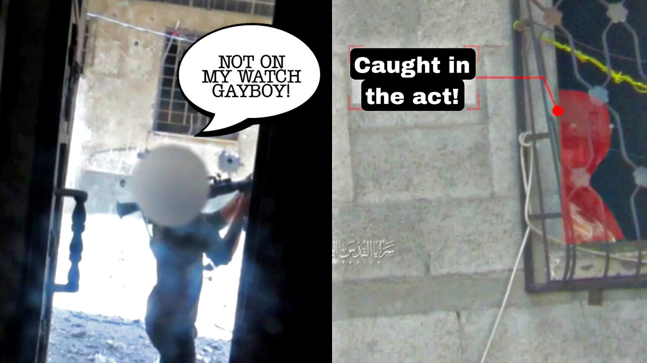 Al-Quds Target Faggot jEEWs Huddled Up in Palestinian's House for a Sausage Fest