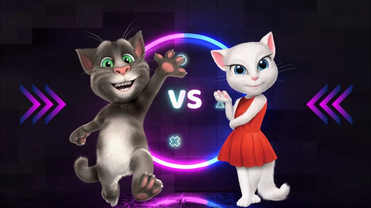 Crypto battles. 4 Season: Talking Tom & Friends. 1 Episodе: Tom vs Angela.