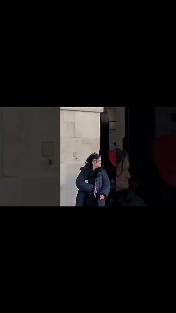 pulling on the Reins deliberately #horseguardsparade