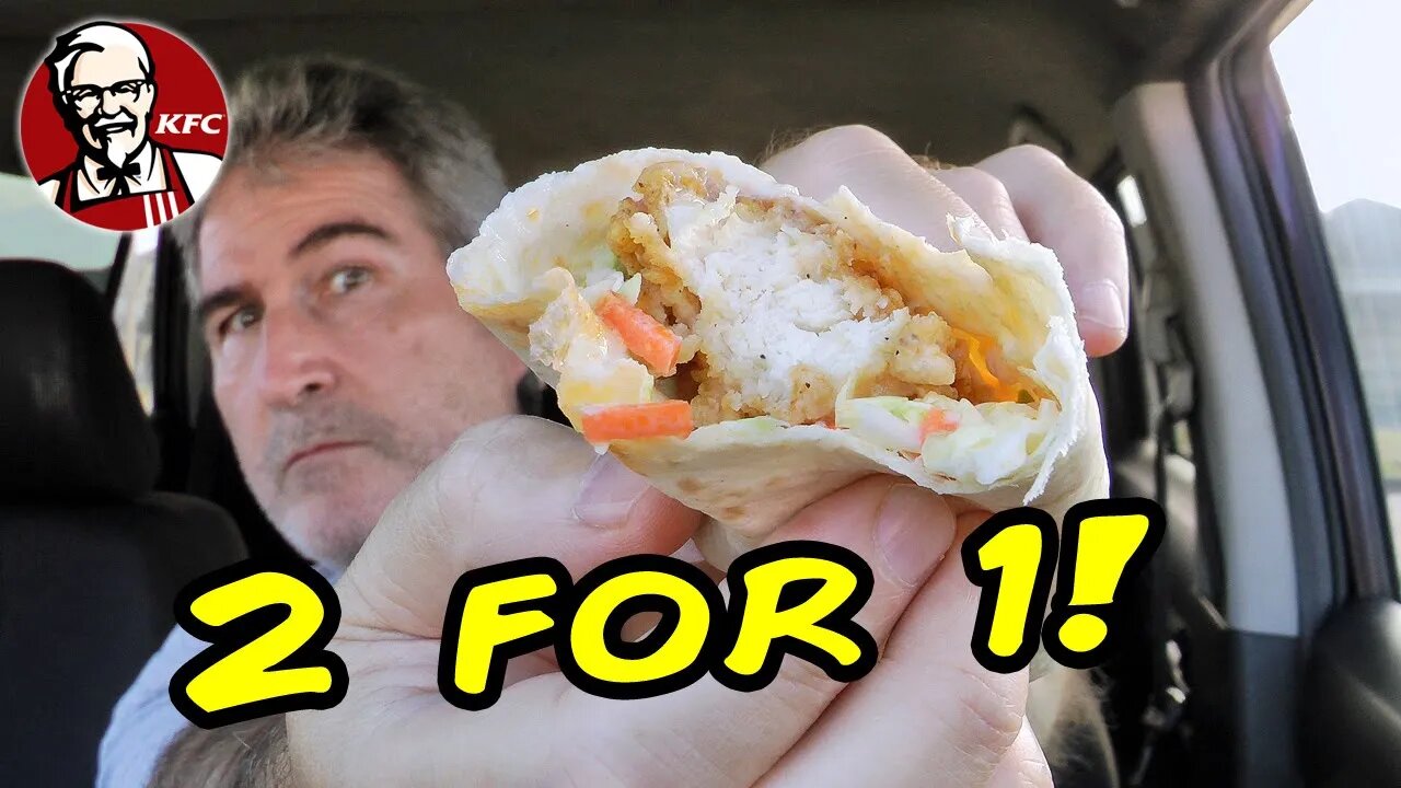 Kentucky Fried Chicken Crispy Chicken Wraps Review 🐔🌯😮