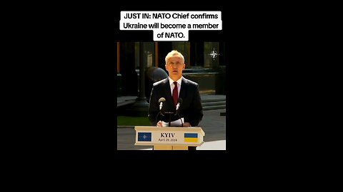 Nato chief confirmed that Ukraine will become a member of NATO