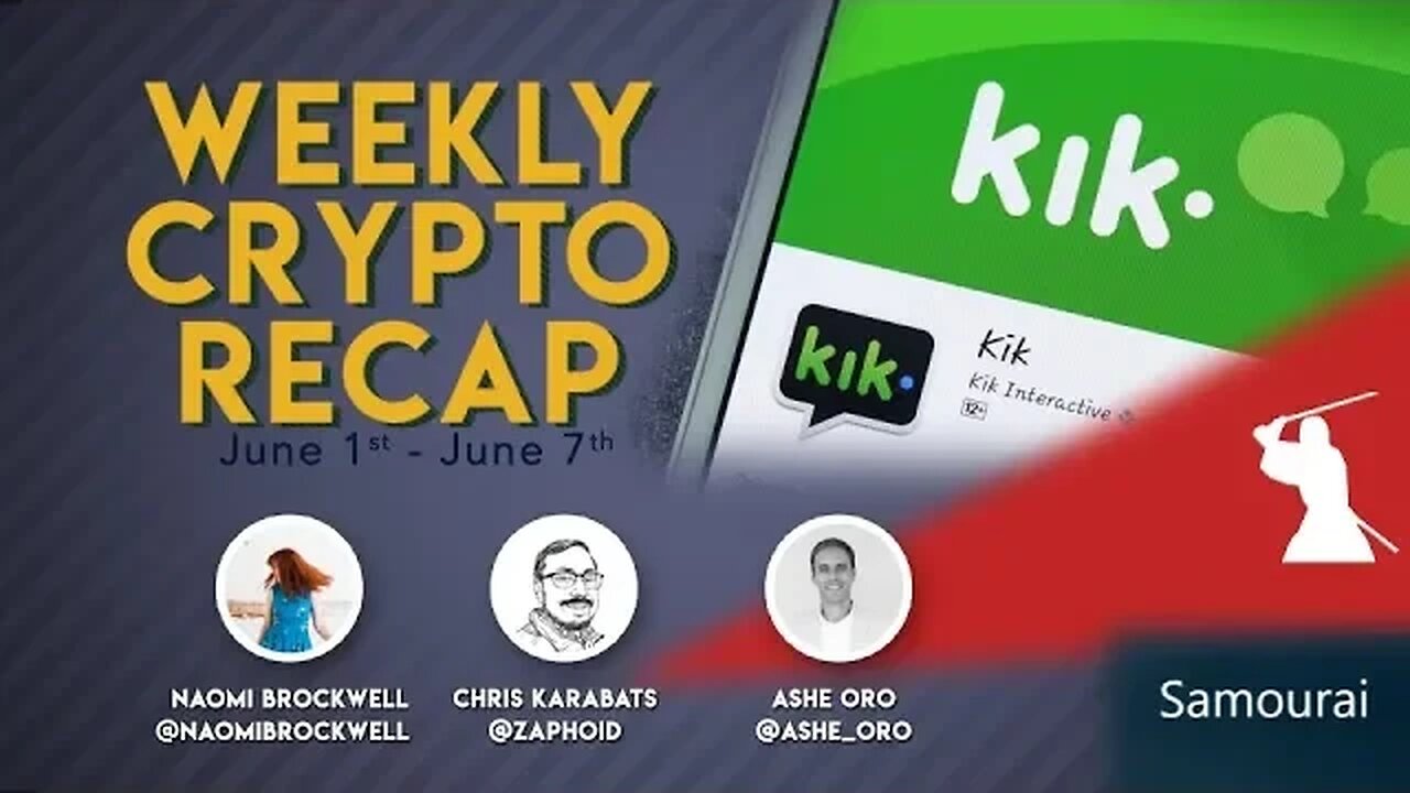 Weekly Crypto Recap pt 2