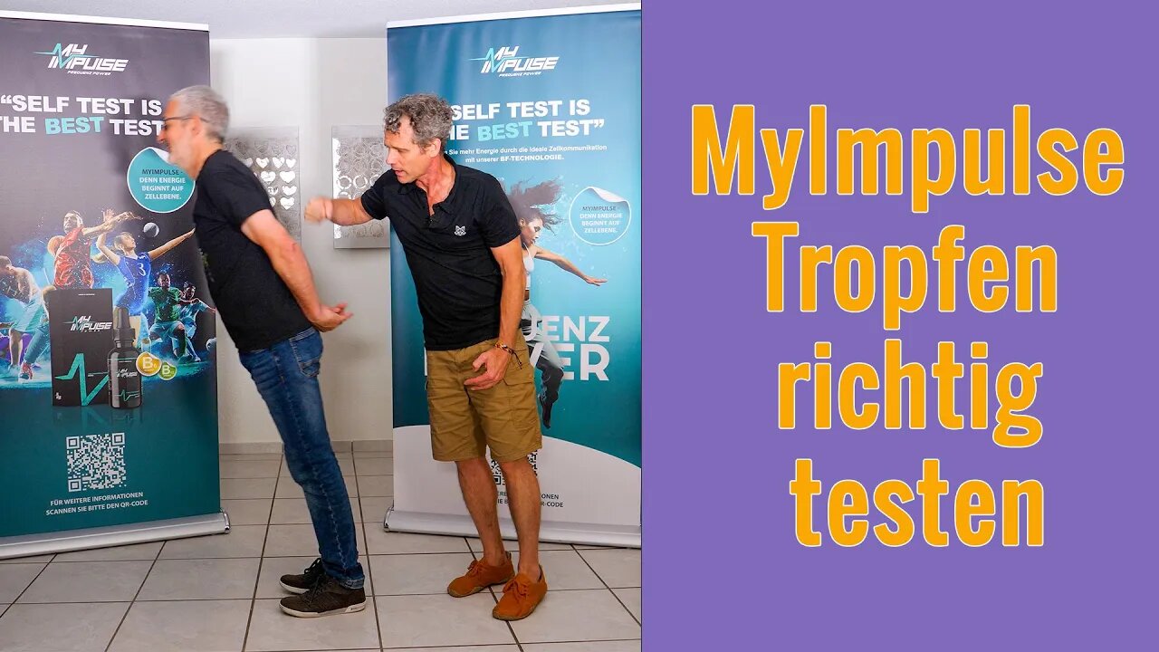 MyImpulse Tropfen richtig testen