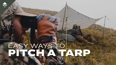 How to Pitch a Tarp | 3 Easy Ways to Pitch a Tarp with Brady Miller