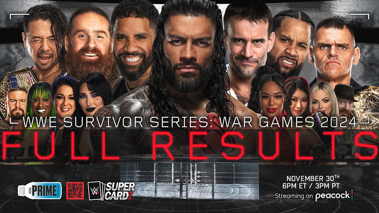 Full WWE Survivor Series 2024 Results Bevelock