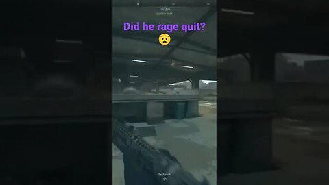 Did he ragequit? #warzone #callofduty #cod #gaming