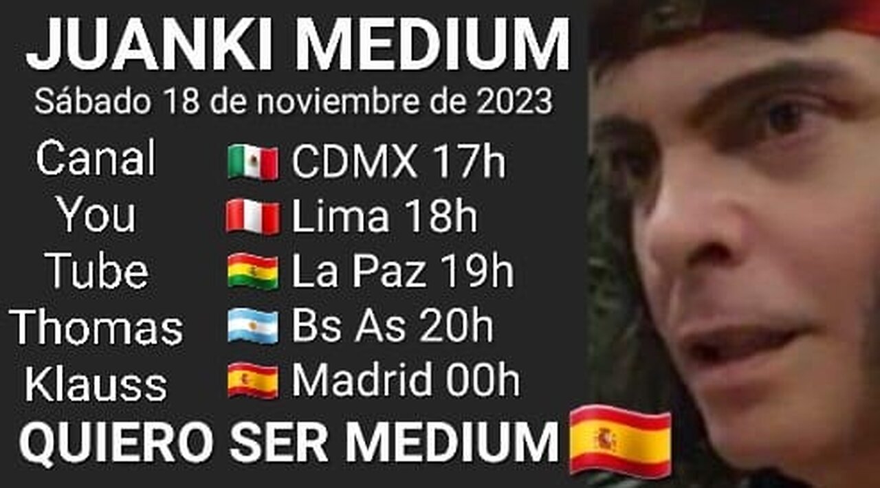 Quiero ser medium // Juanki medium 🇪🇸 @juankimedium (18-11-23)