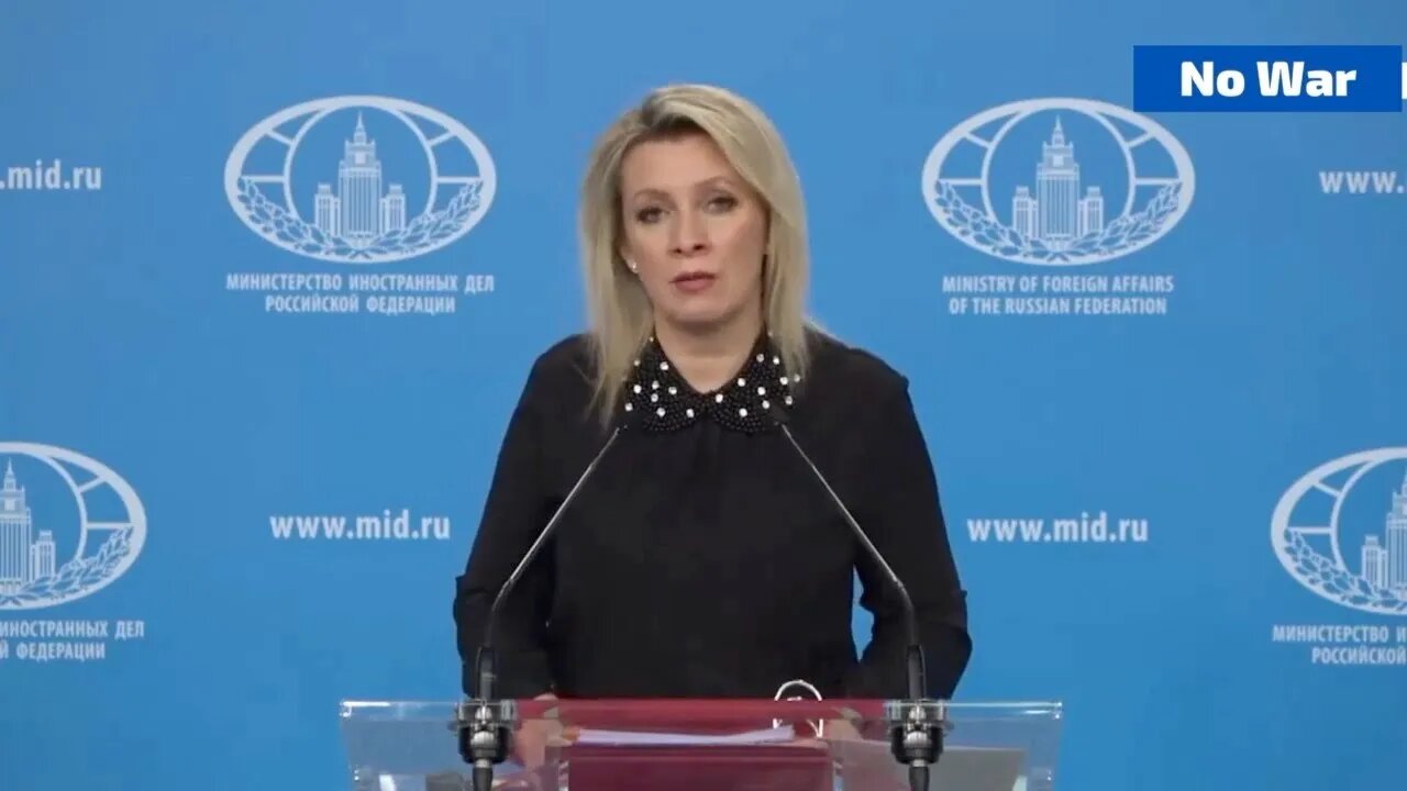 This can only be seen in the circus of freaks! Zakharova!