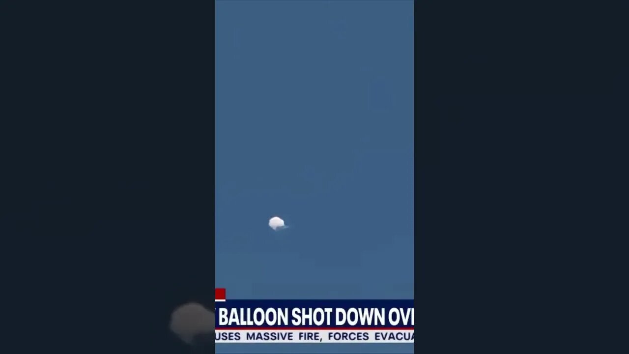 Chinese balloon shot down