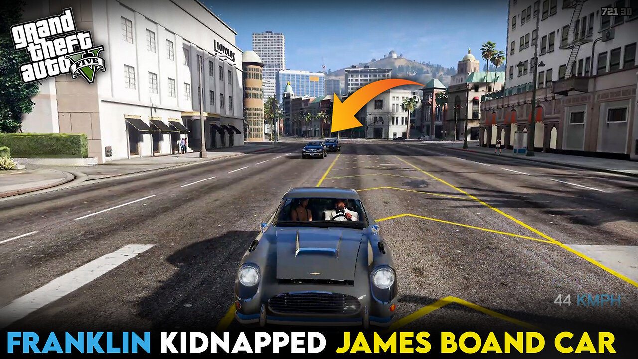 FRANKLIN KIDNAPPED JAMES BOAND CAR I GTAV GAMEPLAY