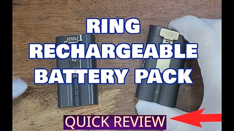 Ring Rechargeable Battery Pack, Holds Up Over Time For Me