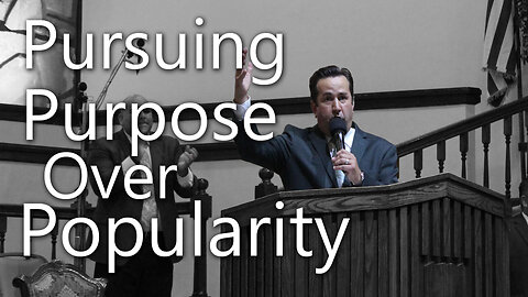 Pursuing Purpose Over Popularity