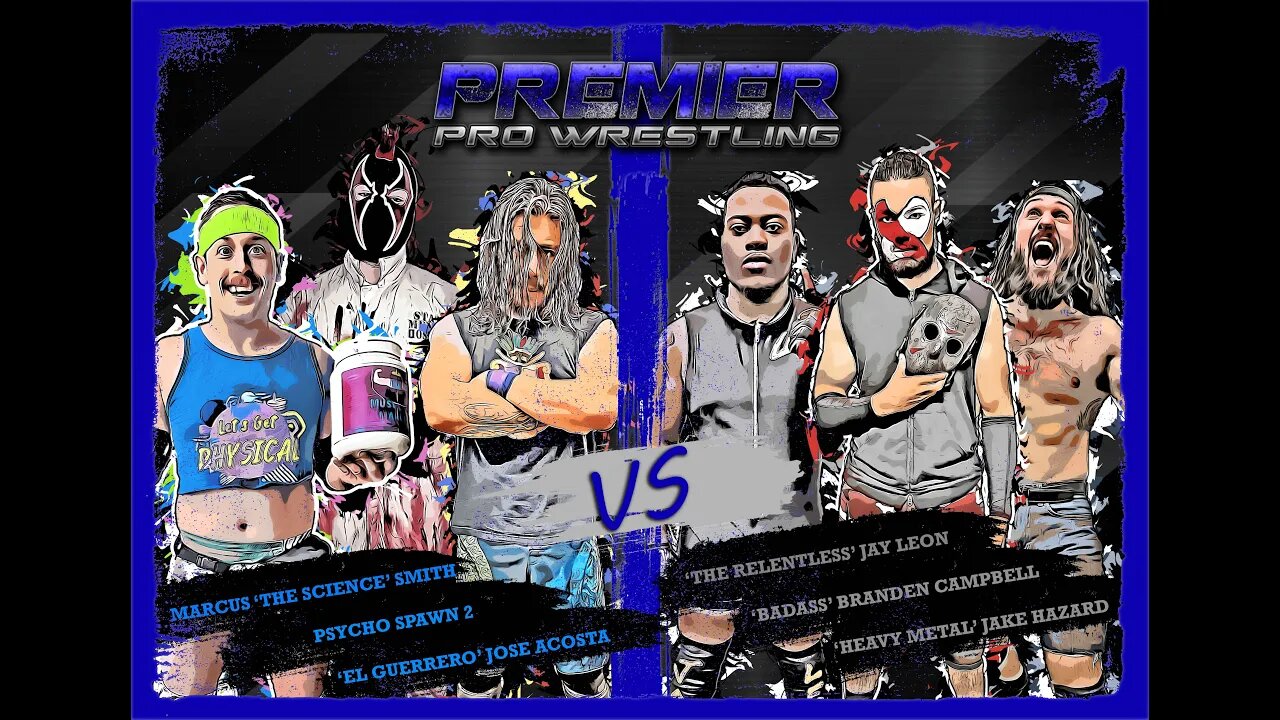 PPW 447 FRENZY from Friday 1/27/23 Twitch stream - 6 Man Elimination Tag Team Match