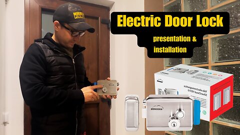 Electromagnetic Door Lock - unboxing, presentation and installation SilverCloud