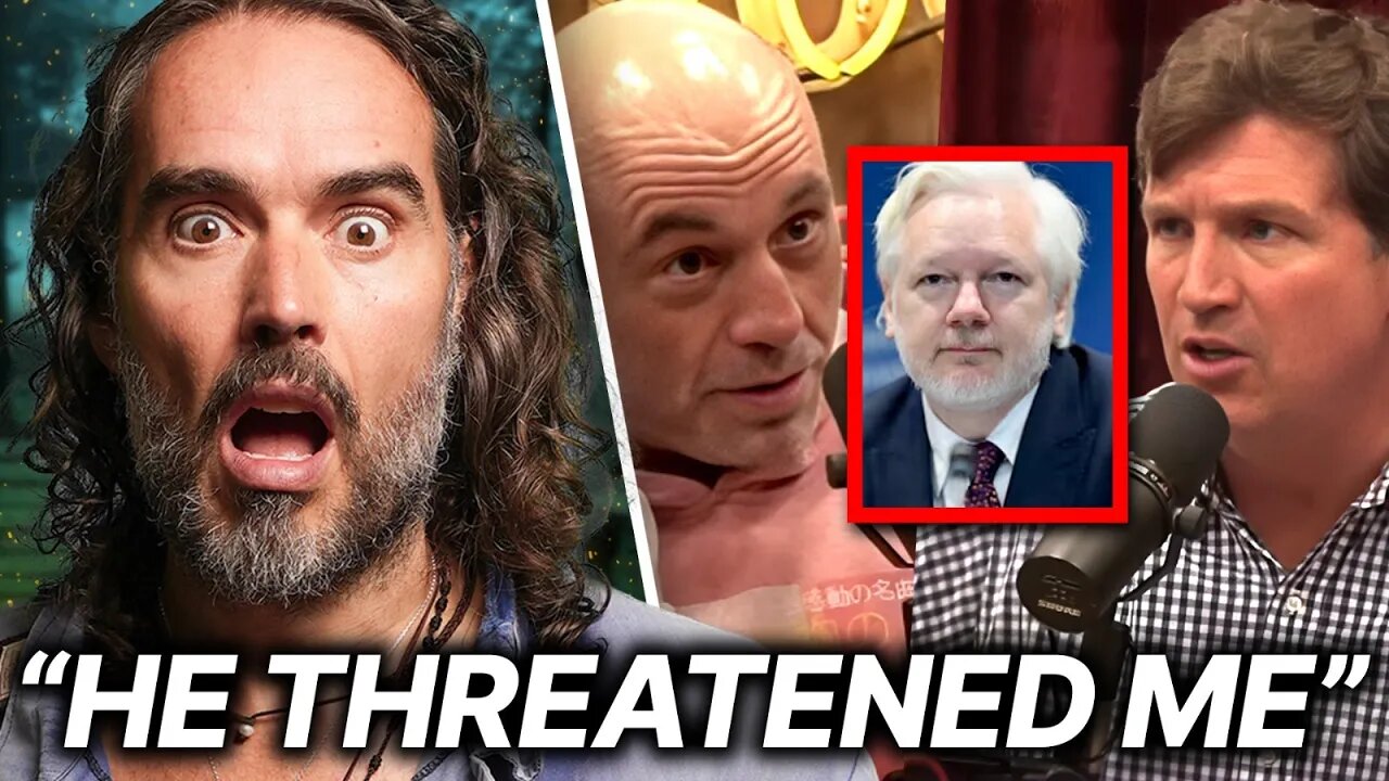 Joe Rogan Goes Silent When Tucker Reveals This About The CIA And Julian Assange