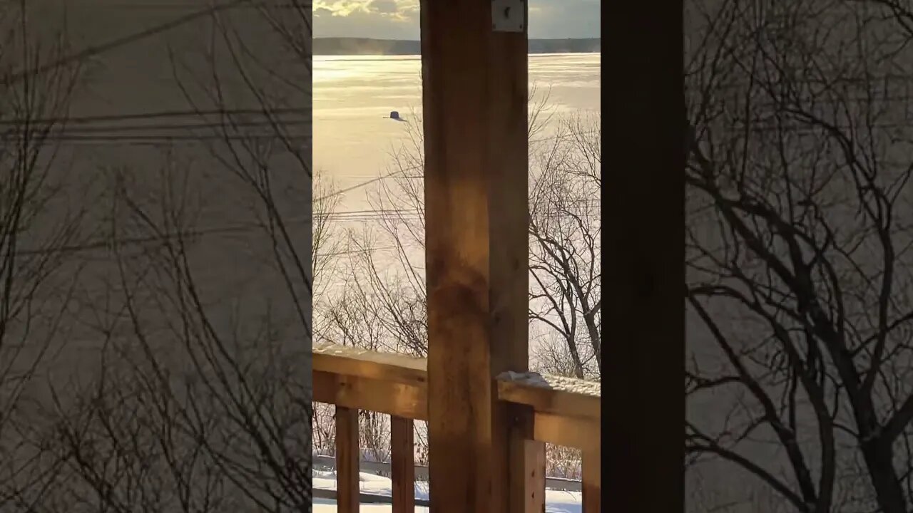 Ice fishing on lake superior ￼