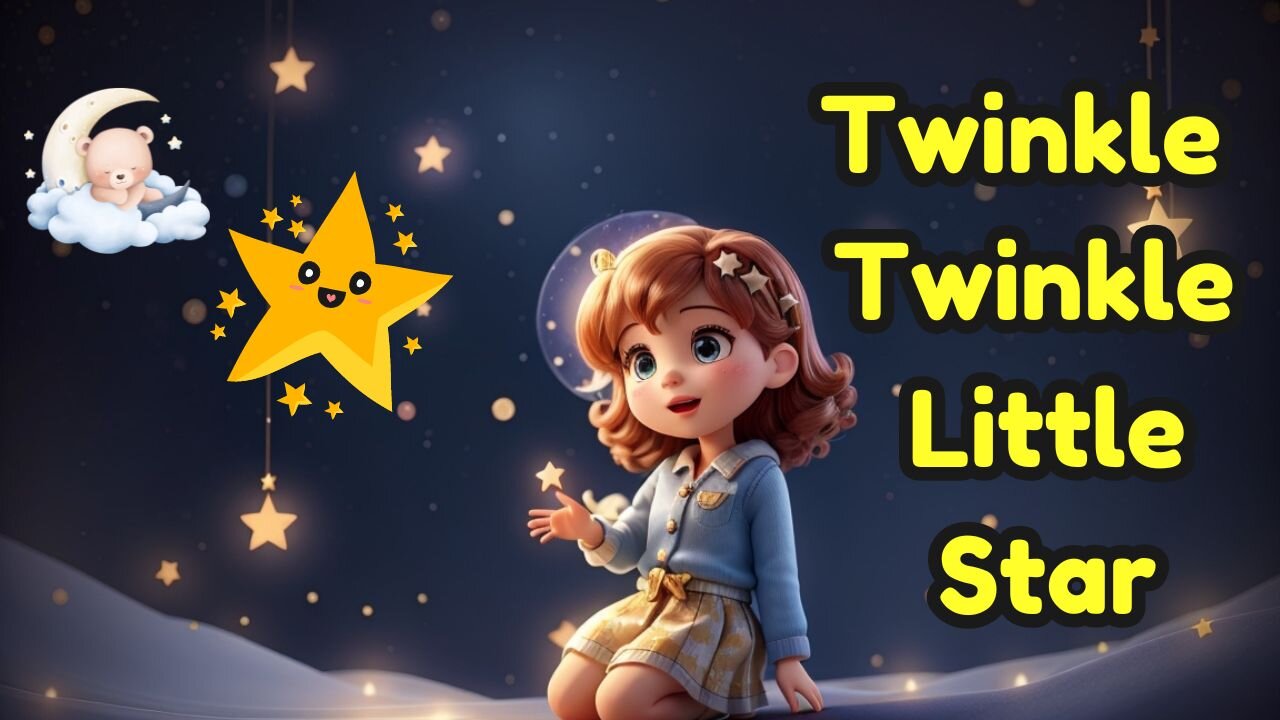 Twinkle Twinkle Little Star Song | Nursery Rhymes for Kids | Bright Spark Station