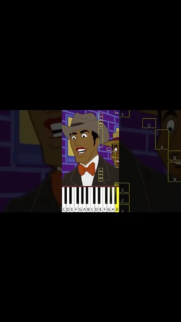 Animan Studios Meme Song (vamonos de fiesta a factory) - Octave Piano Tutorial