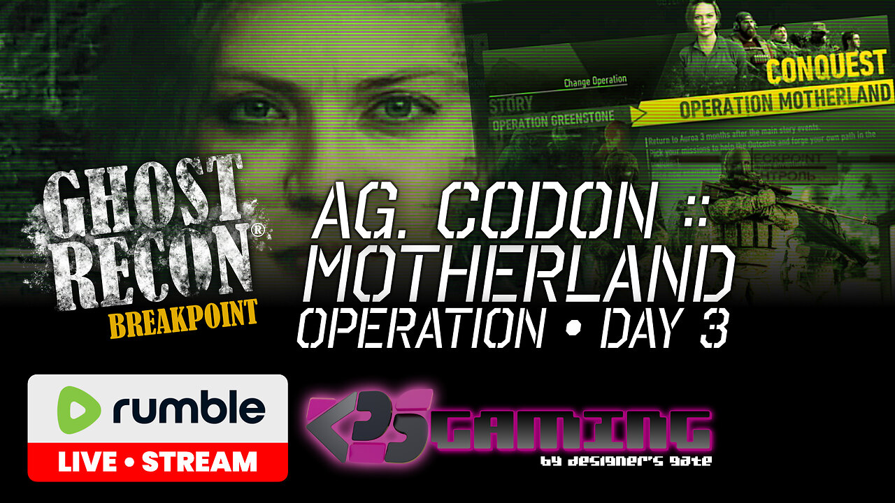 🔴 LGR2R - Ghost Recon Breakpoint - Operation Motherland - Day 3