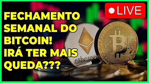 FECHAMENTO SEMANAL DO BITCOIN! VAMOS CONTINUAR CAINDO??? - #bitcoin #agix #orai #sdao