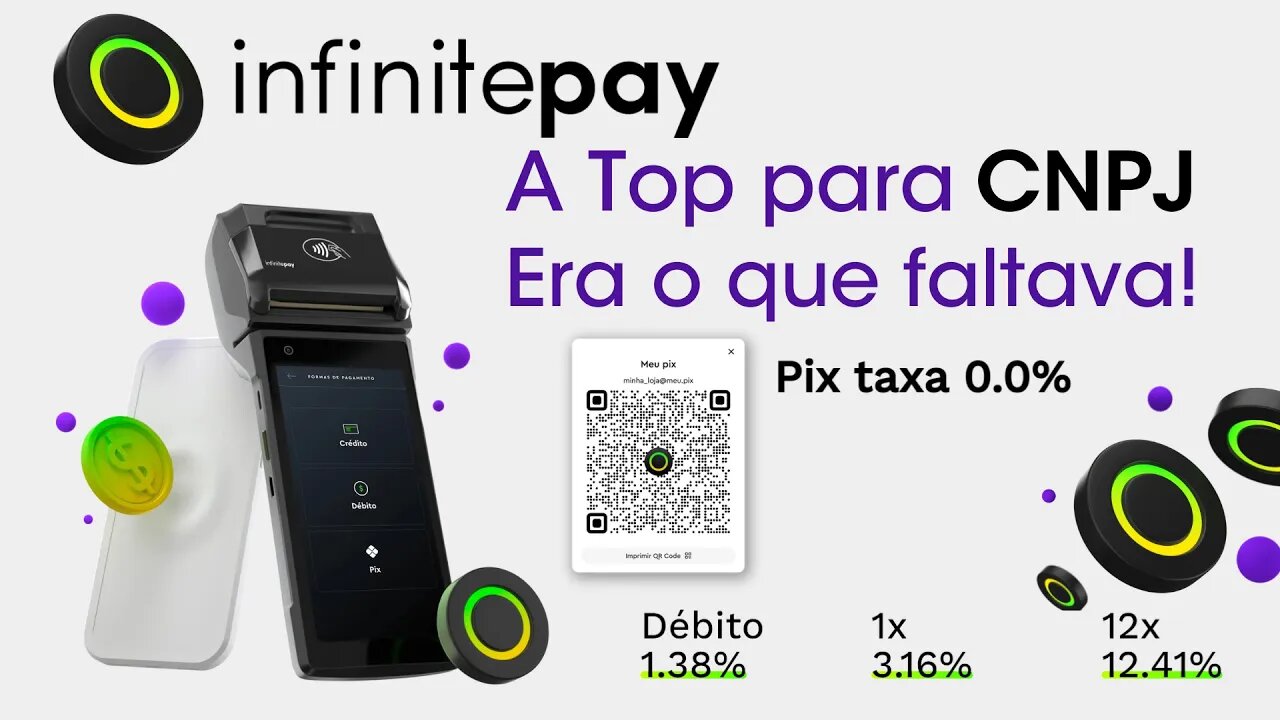 InfinitePay, umas das melhores máquinas para CNPJ em 2023!