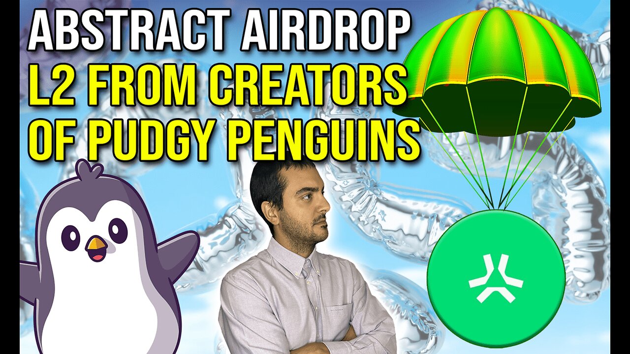 Abstract Airdrop | Ethereum L2 - From Pudgy Penguins team #crypto #airdrop #abstract